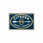 CITROËN PLAQUE DÉCORATIVE MÉTAL SERVICE