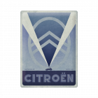 PLAQUE MÉTAL LOGO CITROËN