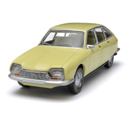 MINIATURE CITROËN GS 1970 1/64 Jaune Primevere