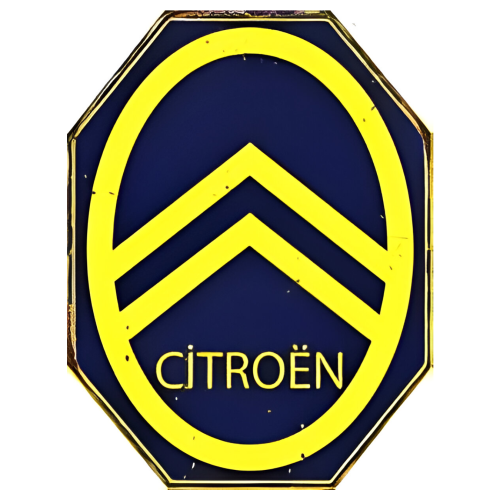 PLAQUE DÉCORATIVE MÉTAL VINTAGE LOGO CITROËN