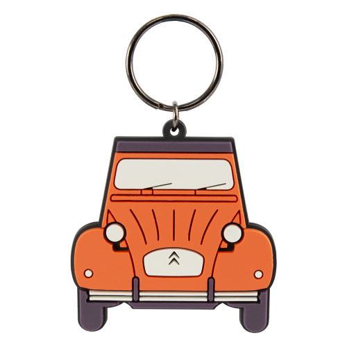 PORTE-CLÉS CITROËN 2CV ORANGE
