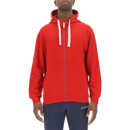SWEAT A CAPUCHE ZIPPE CITROËN CORPORATE ROUGE UNISEXE