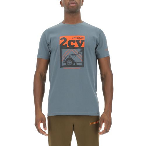 T-SHIRT MODELE 2 CV CITROËN BLEU ORAGE UNISEXE
