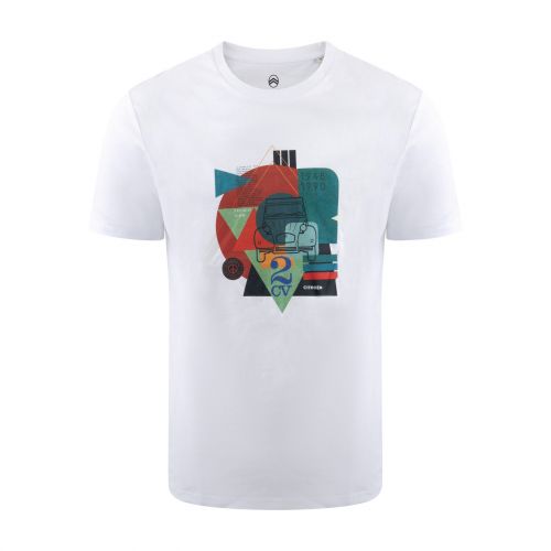 TSHIRT CITROËN 2CV BLANC