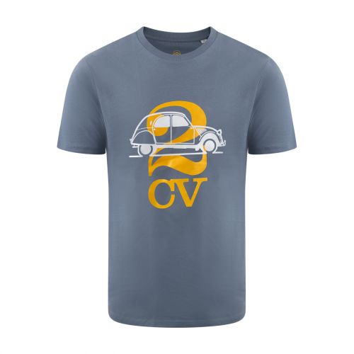 TSHIRT CITROËN 2CV BLEU